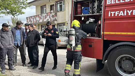 Bolu'da 2 katlı evin banyosunda çıkan yangın söndürüldü