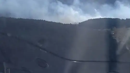 Bolu'da anız yangını ormana sıçradı: 2 helikopter sevk edildi