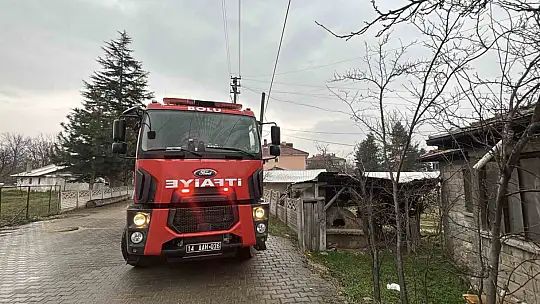 Bolu'da baca yangını: 1 yaralı