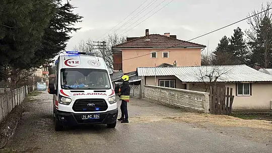 Bolu'da baca yangını: 1 yaralı