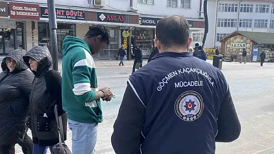 Bayram öncesi kaçak göçmen denetimi