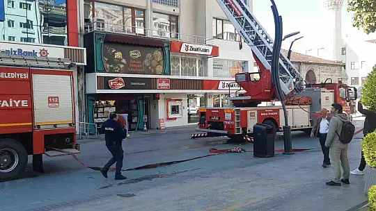 Bolu'da çatı yangını