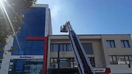 Bolu'da çatı yangını