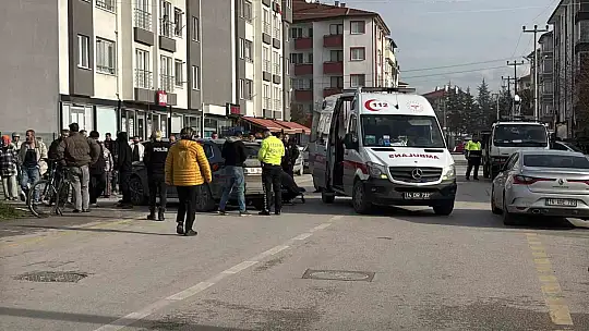 Bolu'da ciple çarpışan motosikletli yaralandı