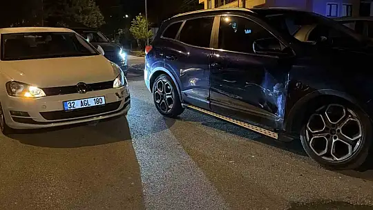 Ciple otomobil çarpıştı: 1 yaralı