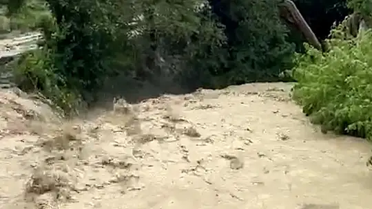 Bolu'da dereler taştı, tarım arazileri sular altında kaldı
