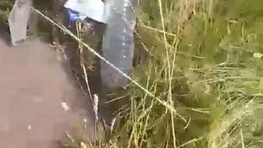 Bolu'da ilçenin su ihtiyacını karşılayan hattı parçaladılar: