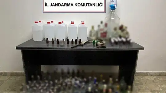Bolu'da kaçak içki operasyonu: 1 gözaltı