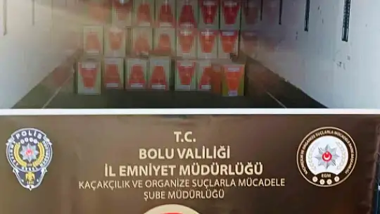 Bolu'da kaçakçılık operasyonunda 4 gözaltı