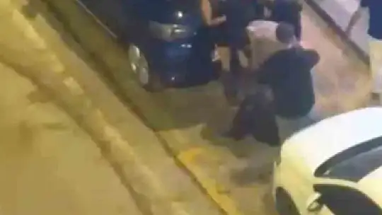 Bolu'da kadınların kavgası kamerada