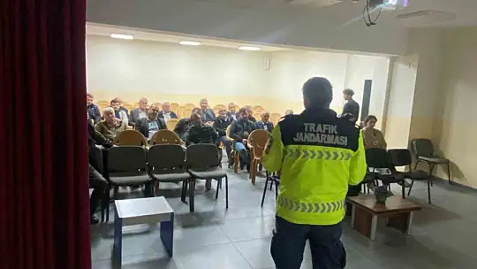 Bolu'da kış önlemleri için güvenli sürüş bilgilendirmesi yapıldı