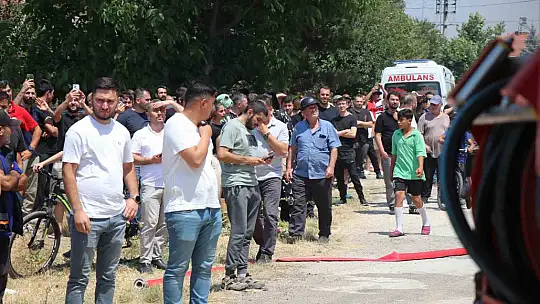 Bolu'da medikal fabrikasında yangın çıktı