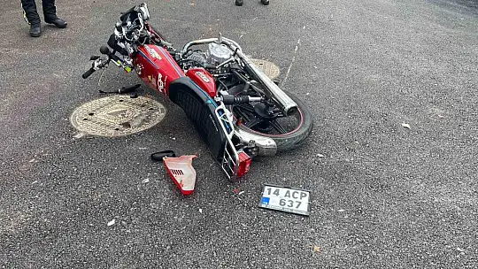 Bolu'da motosiklet ile otomobil çarpıştı: 1 yaralı