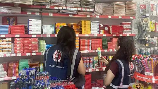 Okul ürünlerine sıkı denetim: 6 bin 200 ürün incelendi
