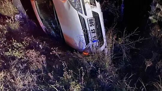 Bolu'da otomobil takla attı: Yaralı sürücü ehliyetsiz çıktı