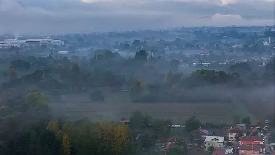 Bolu'da sis denizi kartpostallık manzaralar oluşturdu