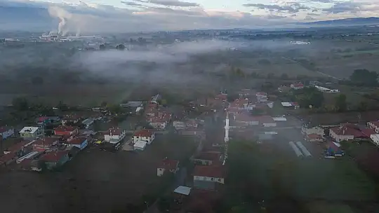 Bolu'da sis denizi kartpostallık manzaralar oluşturdu