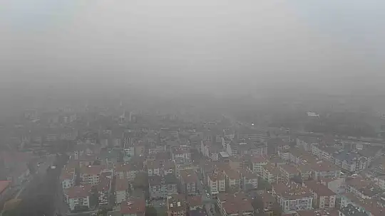 Bolu'da sis etkili oluyor: Sis tabakası böyle görüntülendi