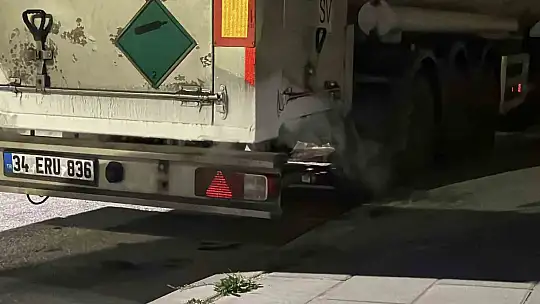 Bolu'da tankerden azot gazı sızıntısı korkuttu
