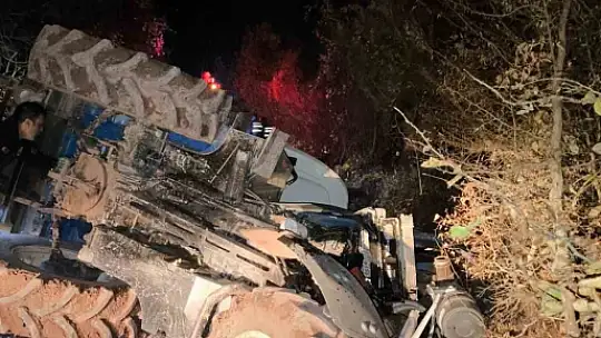 Bolu'da traktör devrildi: 2 yaralı