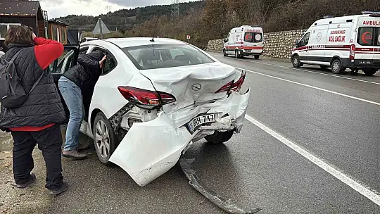Bolu'da zincirleme kaza: 3 yaralı