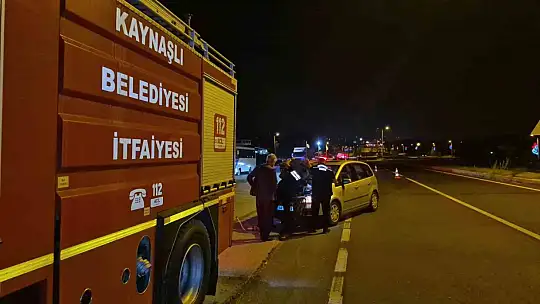 Bolu Dağı çıkışında otomobil ile traktör çarpıştı: 2 yaralı