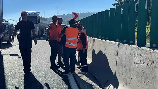 Bolu Dağı'nda karayolları işçisine cip çarptı