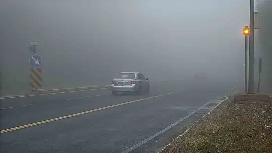 Bolu Dağı'nda sis etkili oluyor