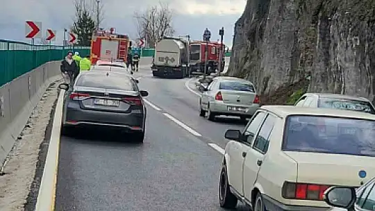 Bolu Dağı'nda tanker alev alev yandı