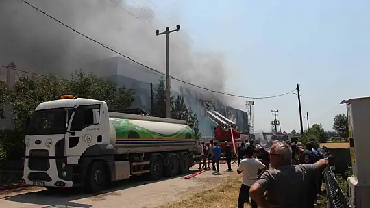 Bolu'daki fabrika yangını kontrol altına alındı