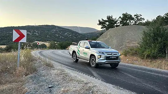 Bolu'daki orman yangınına havadan ve karadan müdahale sürüyor