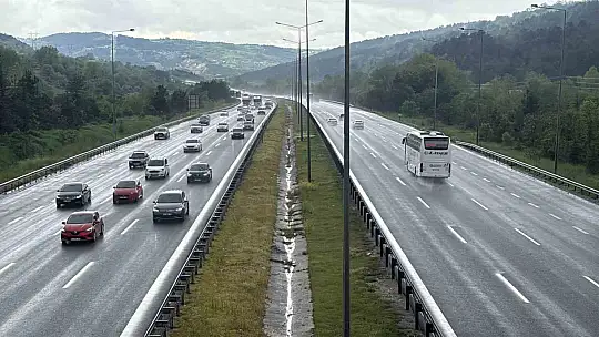 Bolu geçişinde bayram göçü devam ediyor