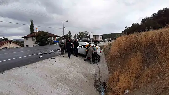 Bolu-Mudurnu yolunda feci kaza: 10 yaralı