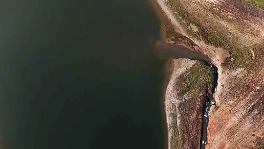 Bolu'nun içme ve kullanma suyunu karşılayan göle son yağışlar etki etti