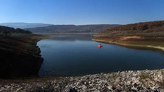 Bolu'nun içme ve kullanma suyunu karşılayan göle son yağışlar etki etti