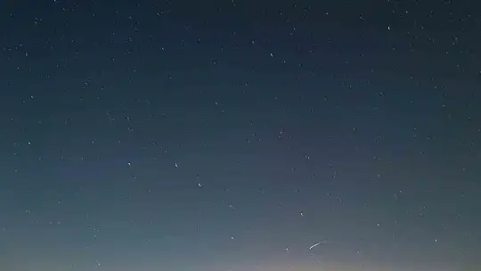 Bolu'nun yükseklerinde meteor yağmuru