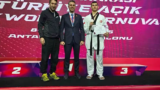 Bolulu genç sporcu Yusuf Efe Mızrak, Türkiye şampiyonu oldu