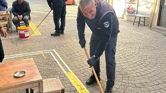 Boyalı çizgiyi geçmek yasak