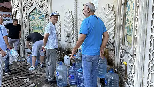 Bu su için şehir dışından geliyorlar