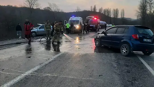 Bartın'da feci kaza
