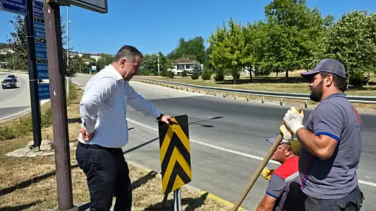 Çalışanlara sıcak havada serin bir mola