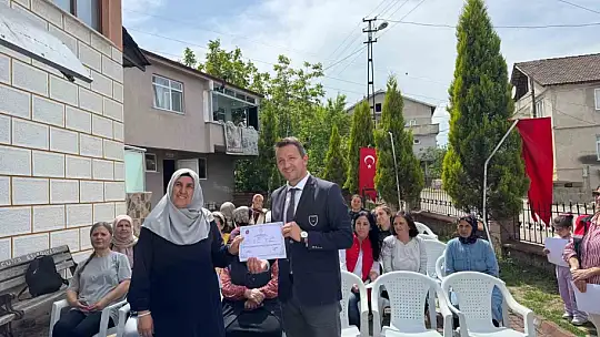 Çaycuma'da 35 kadın seracılık belgesi aldı