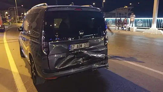 Çaycuma'da araçlara çarpan sürücü olay yerinden kaçtı