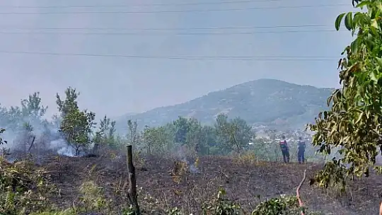 Çaycuma'da çıkan orman yangını korkuttu