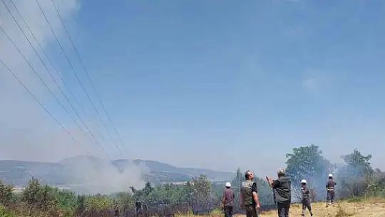 Çaycuma'da çıkan orman yangını korkuttu