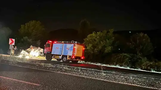 Çaycuma'da direksiyon hakimiyetini kaybeden otomobil takla attı: 1 yaralı
