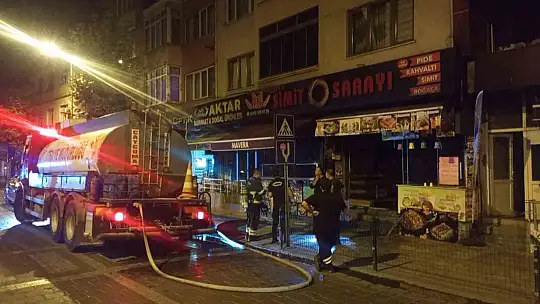 Çaycuma'da işyerinde çıkan yangın korkuttu