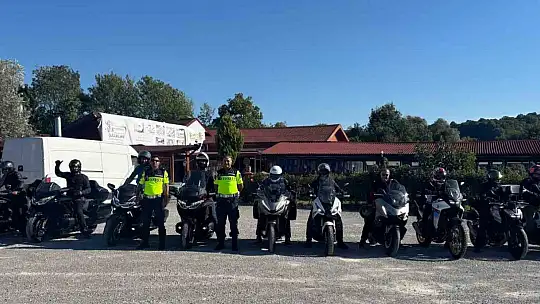 Çaycuma'da motosiklet sürücülerine yol güvenliği eğitimi