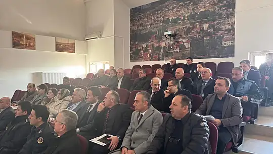 Çaycuma'da yangın güvenliği toplantısı düzenlendi
