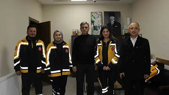 Çaycuma Devlet Hastanesi ve 112 istasyonlarına gece denetimi